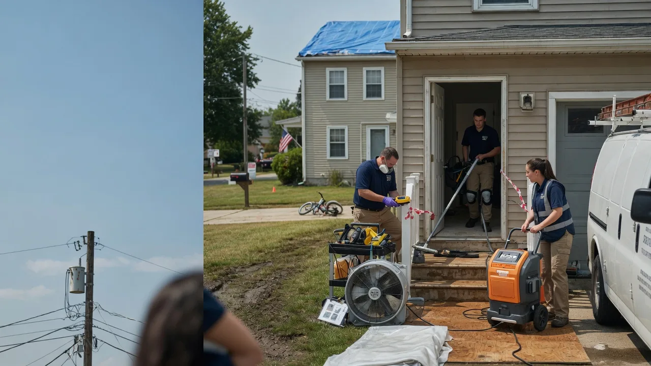 Water Damage Repair in New Braintree, MA near me